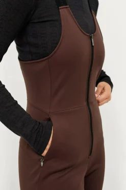 Áhkká Skibukser Gold Softshell Bib Ski Pant Dyb mahogni Discount