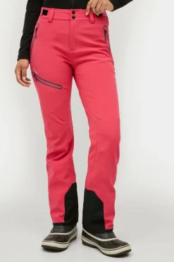 Áhkká Skibukser Softshell Ski Pants Rosarød Discount