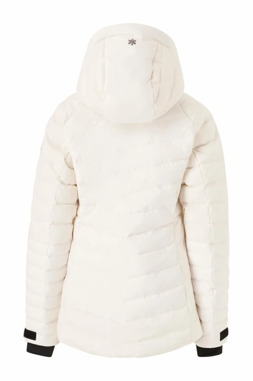 Áhkká Skidjacka Quilted Ski Jacket Cremehvid Clearance