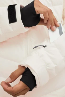 Áhkká Skidjacka Quilted Ski Jacket Cremehvid Clearance