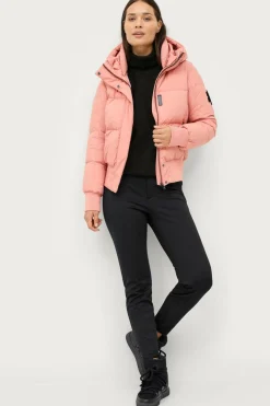 Áhkká Overtøj|Overtøj>Skijakke Gold Down Ski Rib Jacket Pudderrosa