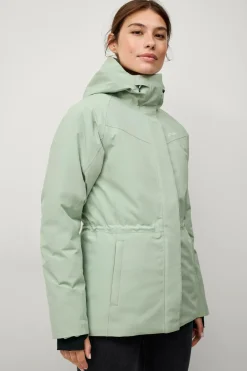 Áhkká Skijakke Outdoor Jacket Padded Grågrøn Clearance