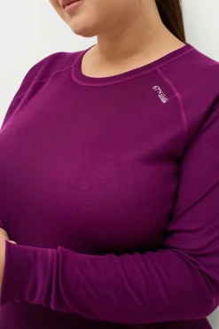 Áhkká Undertøjstrøje LS Tech W Blommelilla Online