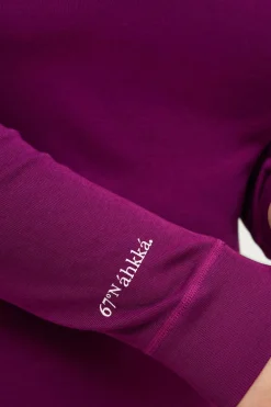 Áhkká Undertøjstrøje LS Tech W Blommelilla Online