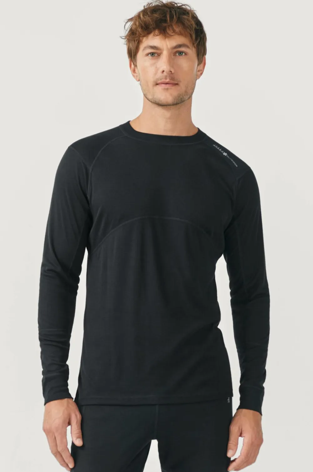 Áhkká Skiundertøj|Skiundertøj>Undertrøje LS M Tech Black mdf/metal