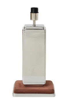 HKliving Brut lampefod Krom/brun Clearance