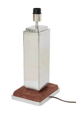 HKliving Brut lampefod Krom/brun Clearance