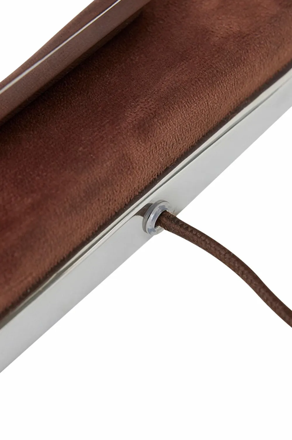 HKliving Brut lampefod Krom/brun Clearance