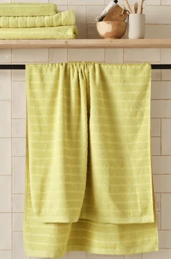 &Home Badehåndklæde Day 70x140 cm Gul Clearance
