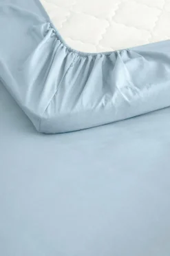 &Home Faconsyet lagen Heaven i bomuld Lyseblå Clearance