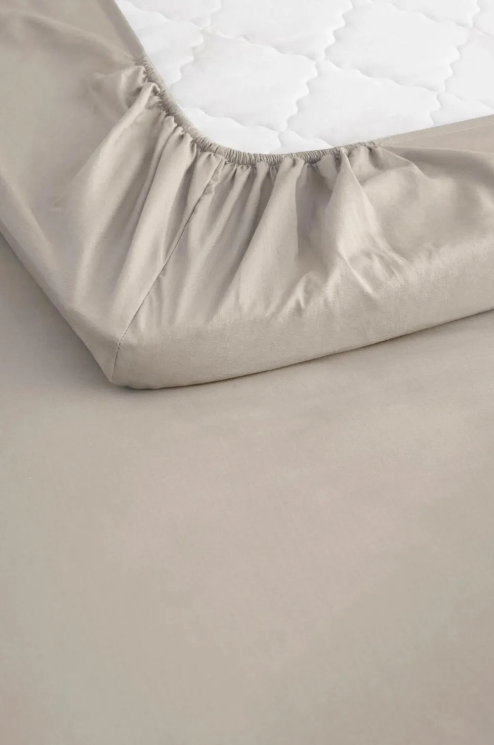 &Home Lagener>Faconsyet lagen Heaven i bomuld Varm Grå