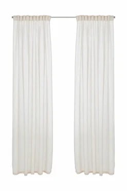 &Home Gardinlængder Med Rynkebånd>Gardinlængde med multibånd Mila 2-pak Lys beige