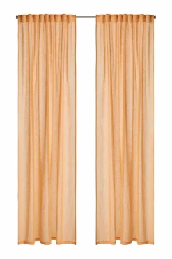 &Home Gardinlængde med multibånd Mila 2-pak Rustbeige