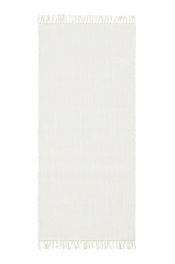 &Home Kludetæppe Ludvika Hvid Discount