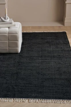 &Home Kludetæppe Ludvika Sort Best