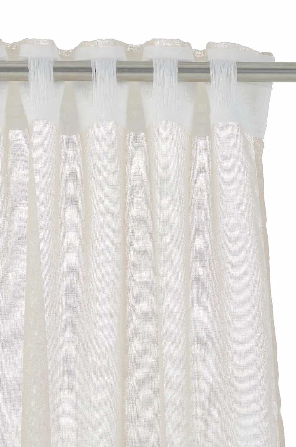 &Home Gardinlængder Med Rynkebånd>Multibåndsgardin Mila Wide 1-pak Lys beige