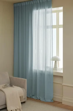 &Home Multibåndsgardin Mila Wide 1-pak Lyseblå Hot