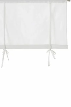 &Home Julegardiner|Foldegardiner>Roll up-gardin af halvpanama Hvid