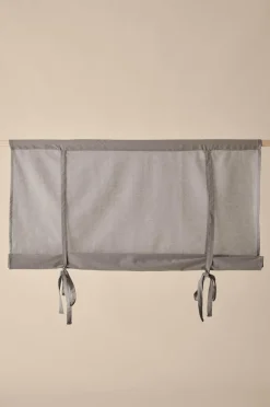 &Home Foldegardiner>Roll up-gardin Voile Grå