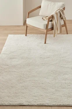 &Home Luv- & Ryatæpper>Ryatæppe Lugo Hvid