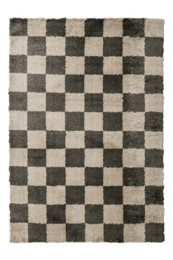 &Home Luv- & Ryatæpper>Ryatæppe Lugo Check Beigegrå