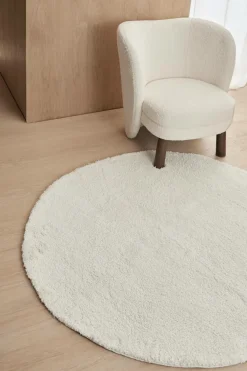 &Home Luv- & Ryatæpper>Ryatæppe Lugo Round Hvid