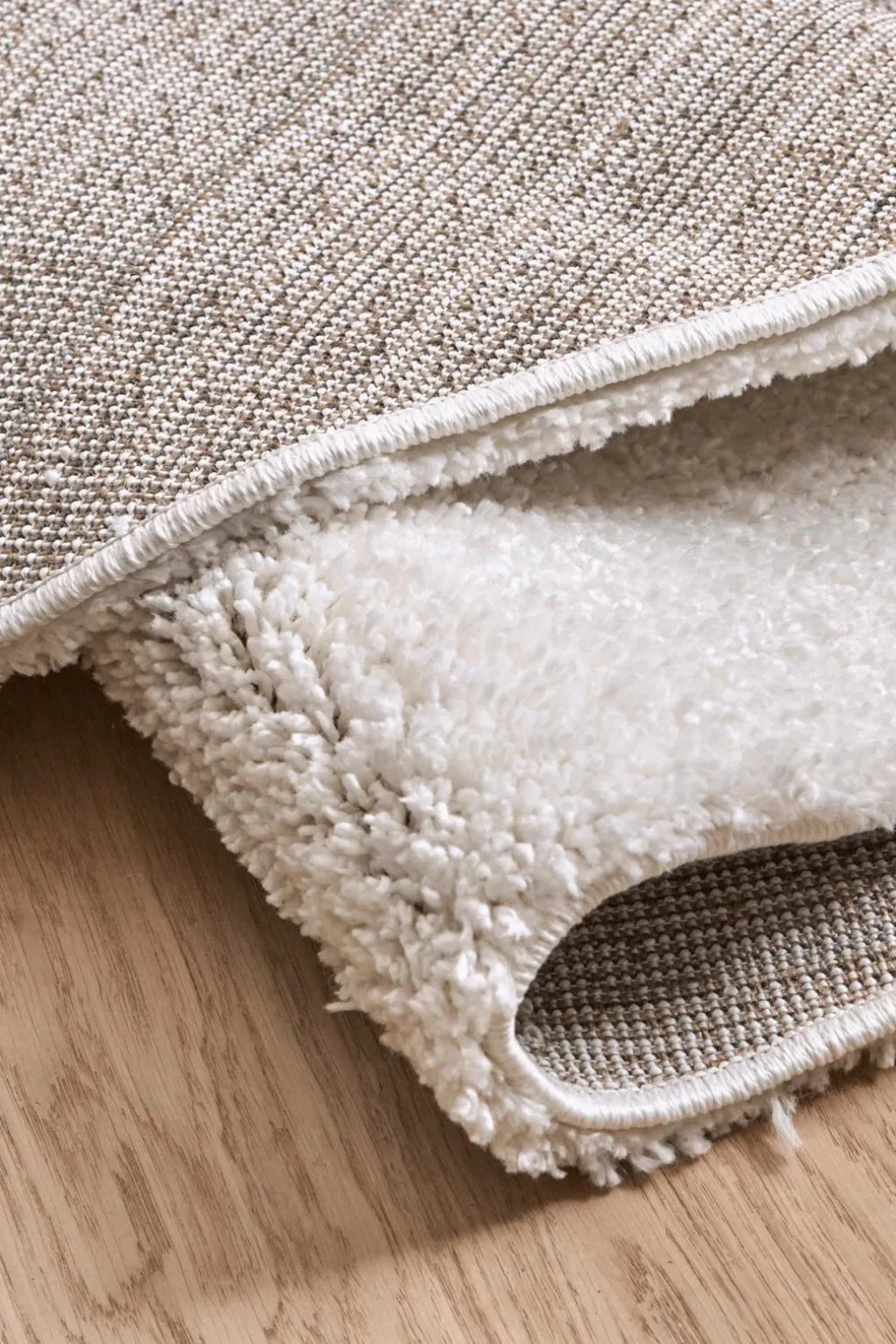 &Home Luv- & Ryatæpper>Ryatæppe Lugo Round Hvid