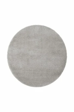&Home Ryatæppe Lugo Round Lysegrå Sale