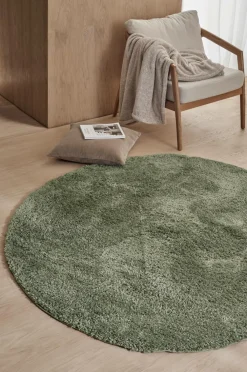 &Home Ryatæppe Lugo Round Green New