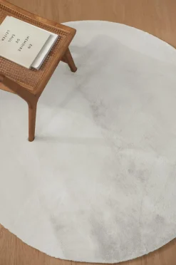 &Home Ryatæppe Vigo Rund Hvid Sale