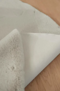 &Home Ryatæppe Vigo Rund Lysegrå