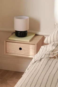 &Home Sengebord Time Hvid laseret Hot