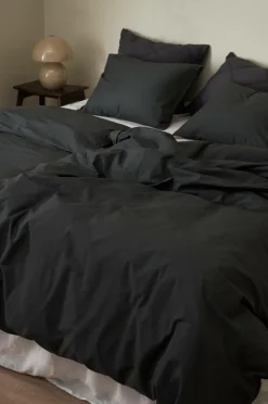 &Home Sengesæt Heaven i bomuld, 2 dele Gråsort Outlet