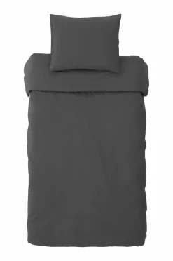 &Home Sengesæt Heaven i bomuld, 2 dele Gråsort Outlet