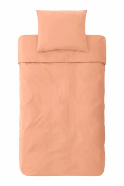 &Home Dynebetræk|Sengesæt>Sengesæt Heaven i bomuld, 2 dele Abrikos