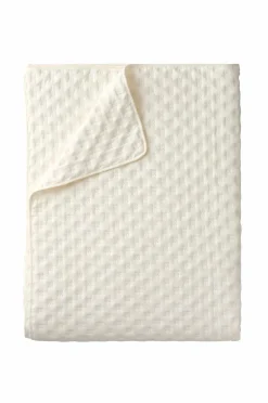 &Home Sengetæpper>Sengetæppe Heaven Dottie Cremet hvid