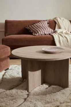 &Home Borde>Sofabord Poppy Ø 85 cm Hvidpigmenteret