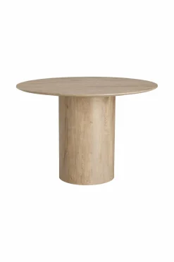 &Home Spisebord Week Ø 110 cm Vitlaserad Best