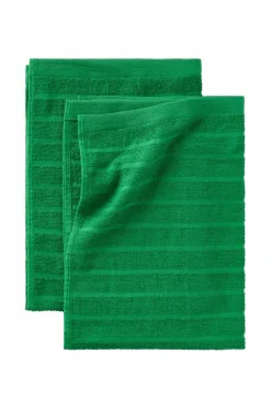 &Home Badeværelsestekstiler>Sæt med frottéhåndklæder Day 2 dele Grøn
