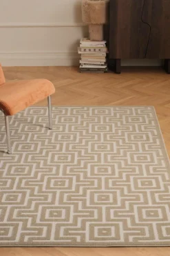 &Home Fladvævede Tæpper>Tæppe Daisy Square Beige