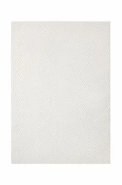 &Home Tæppe Daisy Zigzag Hvid Hot