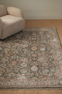 &Home Tæppe Lantana Flower Grøn Discount