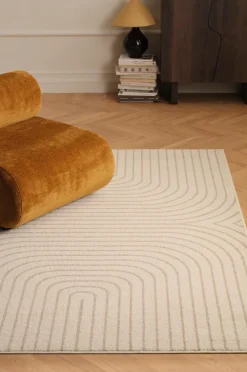 &Home Fladvævede Tæpper>Tæppe Lotus Arches Hvid