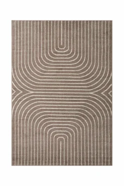 &Home Tæppe Lotus Arches Mørk beige Discount