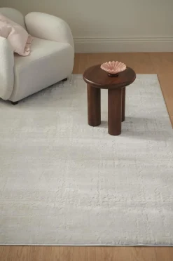 &Home Fladvævede Tæpper>Tæppe Pansy Arty Elfenben