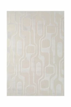 &Home Tæppe Pansy Retro Benhvid Discount