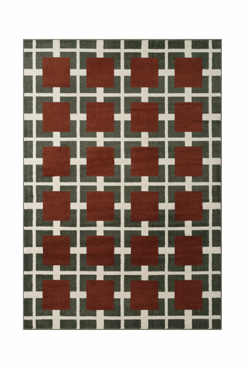 &Home Jute- & Sisaltæpper>Tæppe Real Check Grøn