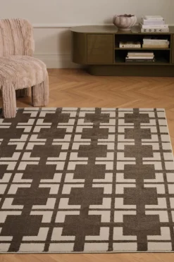 &Home Jute- & Sisaltæpper>Tæppe Real Check Beige