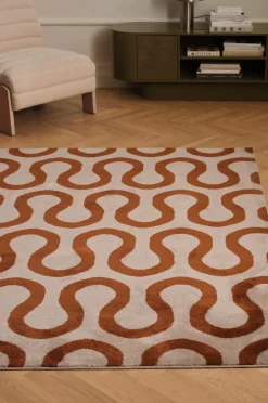 &Home Tæppe Real Retro Rustorange Discount