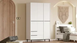 Homitis Garderobeskabe>Garderobe-Calpin hvid